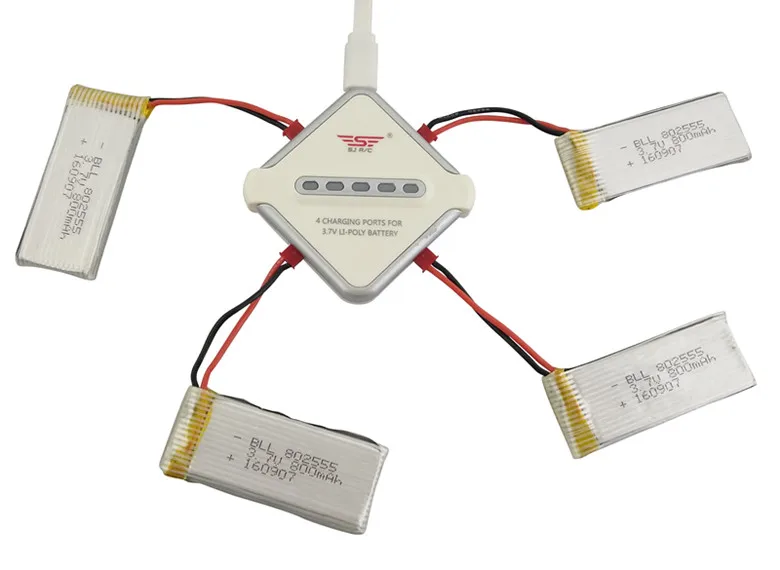 BLL 4 шт. 3 7 в 800 мАч аккумулятор 1x 1 зарядное устройство H12C H12 V636 V686 V686G V686J V686K 2.4Gh 4CH 6