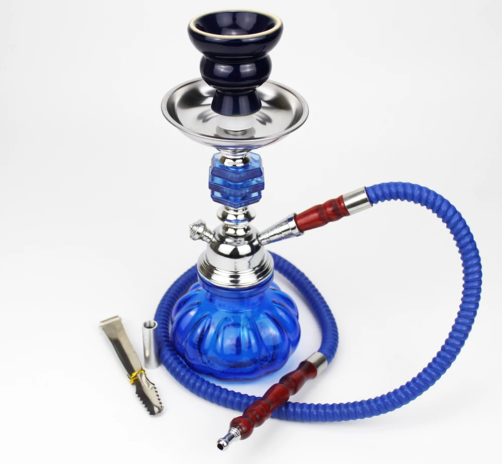 Стеклянный кальян набор с 1 шланг керамическая чаша Nargile Sheesha Narguile Chicha Cachimbas трубка для кальяна портативный стеклянный кальян набор