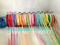 4mm different color 100 pure silk grosgrain ribbon embroidery designssilk satin ribbongarment accessory