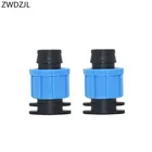 Садовый шланг для капельного орошения, 16 мм, капельная лента, Концевая заглушка, винт для орошения 58, уплотнение для воды, инструменты для инвалидов, 60 шт.