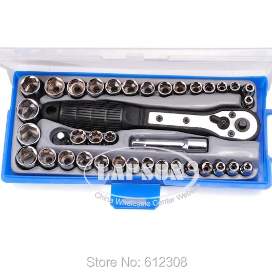 38 в 1 Трещоточный ключ наборы ключей шестигранные биты торцевой ремонтный рукав