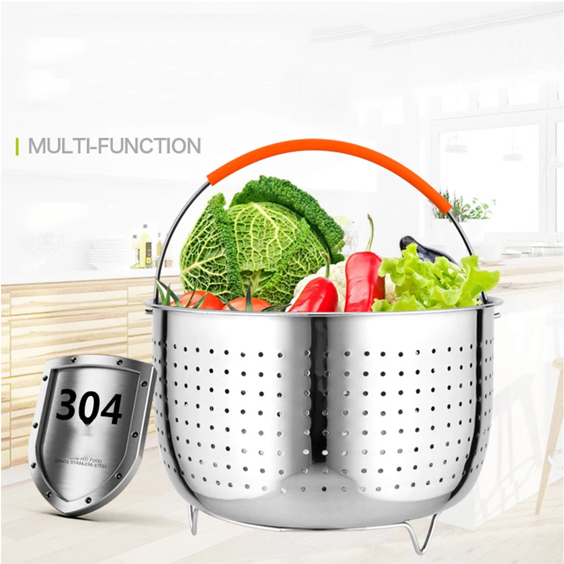 New 15PCS Accessories for Instant Pot Pressure Cooker Ninja Foodi Include Steamer Basket Egg Rack | Дом и сад