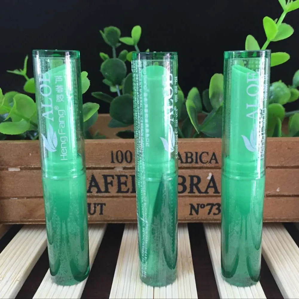 ГОРЯЧИЙ Макияж Губная помада алоэ вера водонепроницаемый блеск для губ меняющий