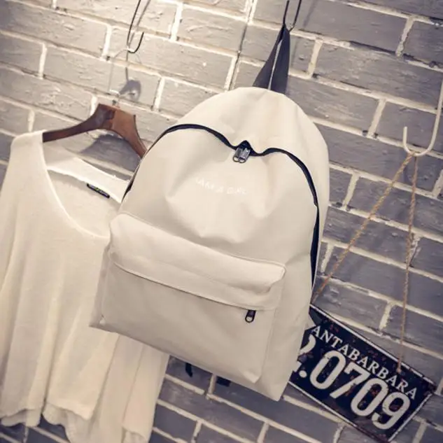 

2019 New Bookbag Canvas Backbag Rucksack 1PC Boys Girls Unisex Canvas Rucksack Backpack School Book Shoulder Bag