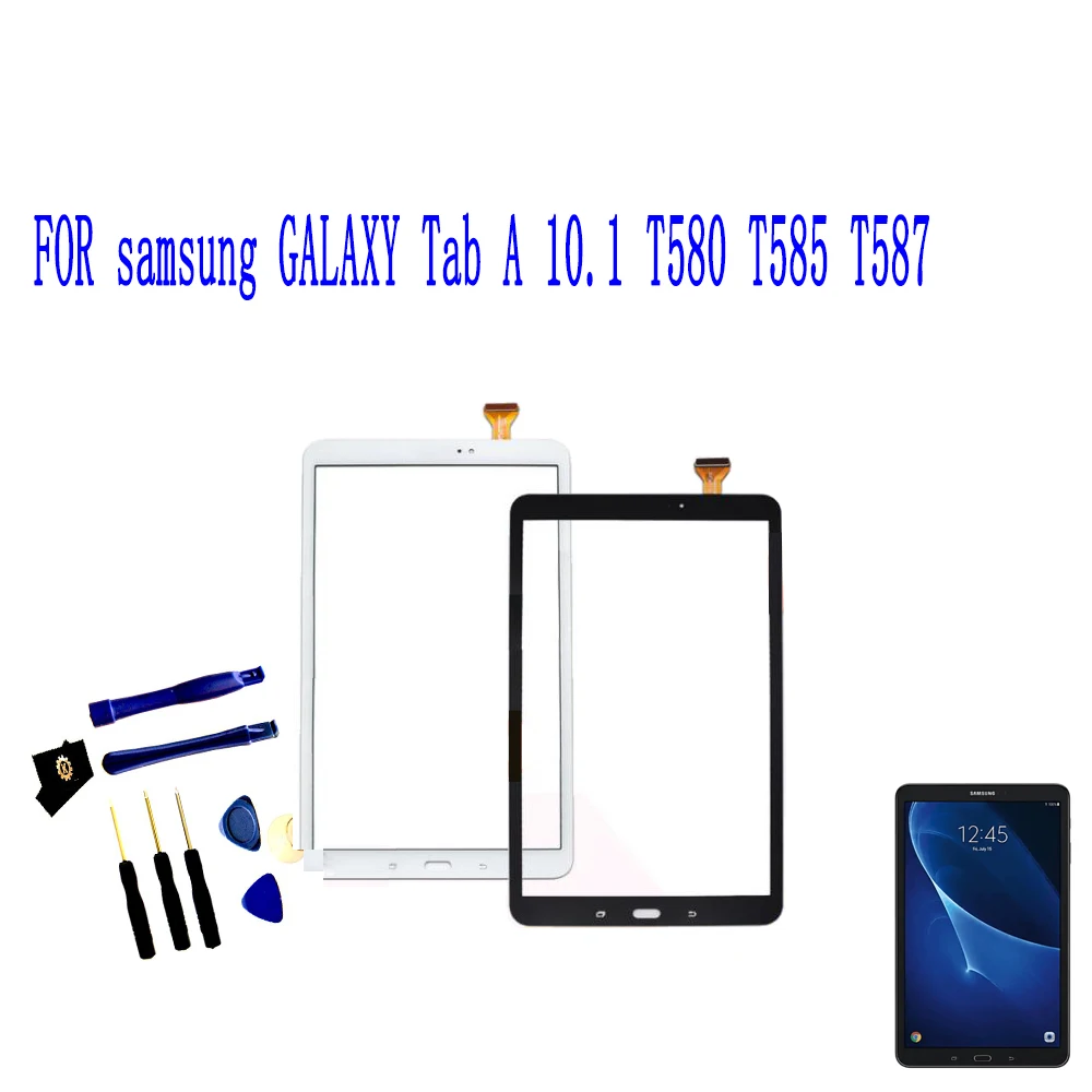 Сенсорный экран для Samsung Galaxy Tab A 10 1 2016 T580 T585 T587|ЖК-экраны и панели планшетов| |