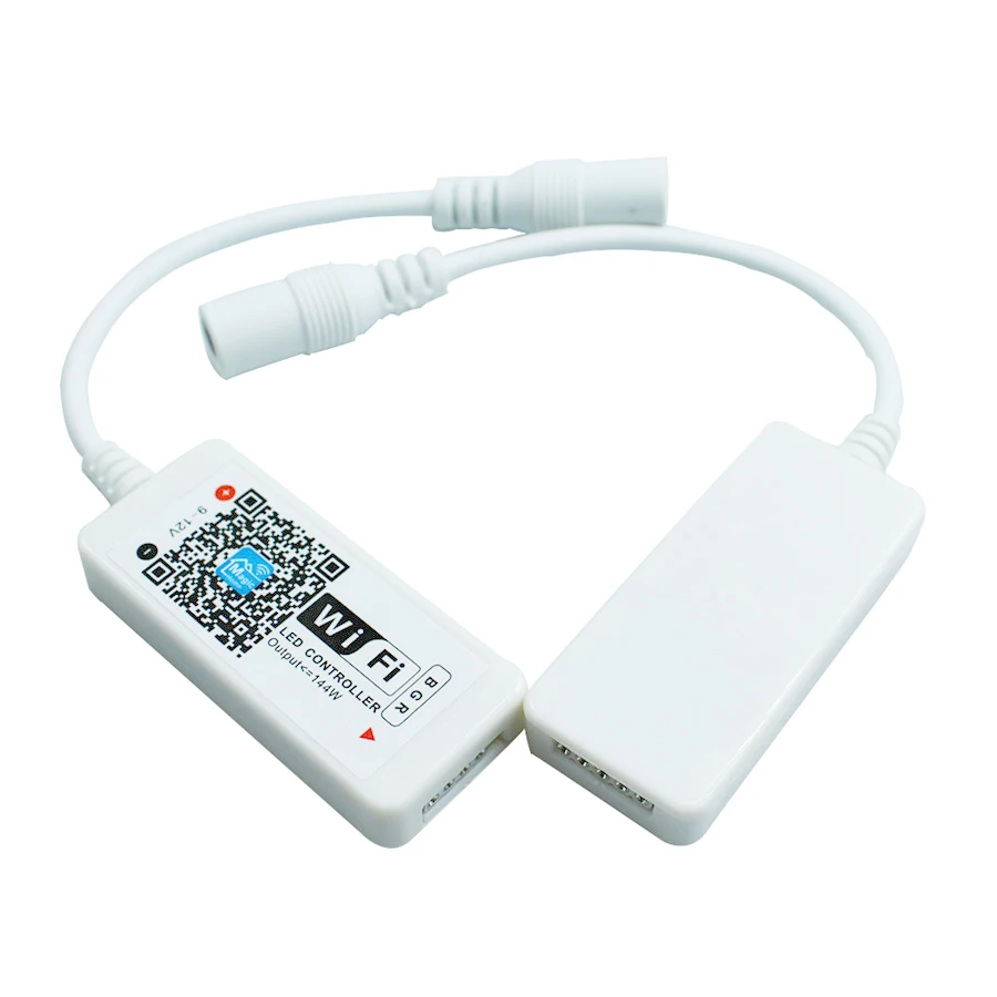 Мини RGB светодиодный контроллер Wi-Fi приемник сигнала для RGB Светодиодные полосы светильник IOS Android смартфон управление таймером управление музыкой
