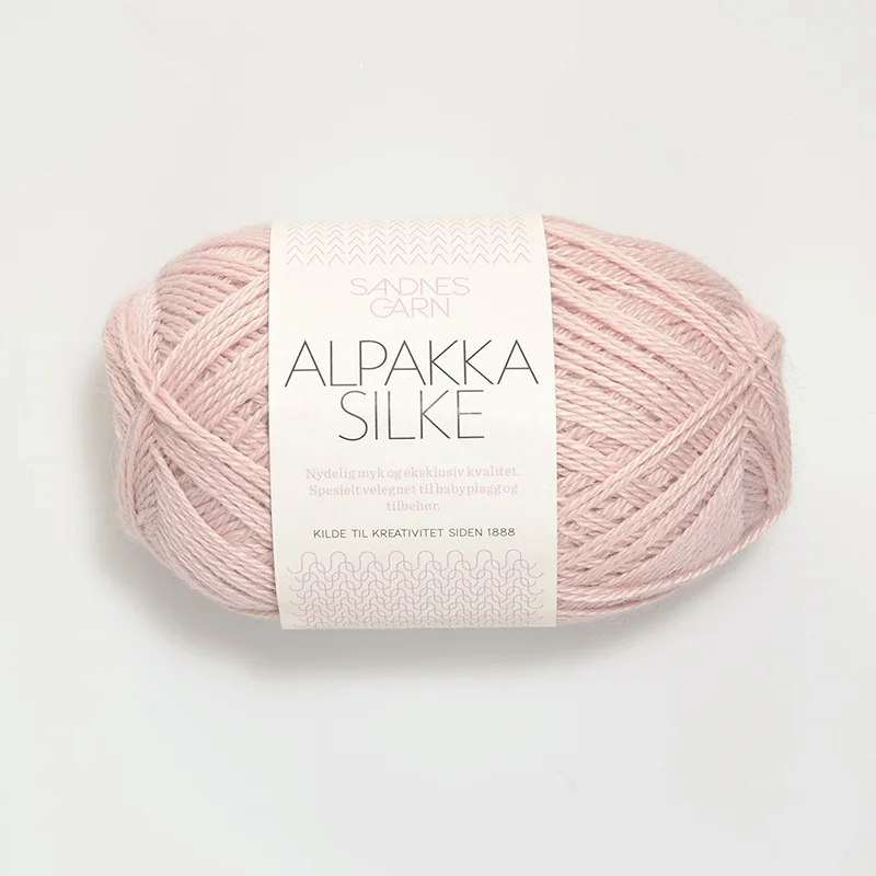1*50 г мяч Sandnes Garn 70% alpakka 30% шелк смешанная пряжа ручной вязки пряжа шарф - Цвет: 3511