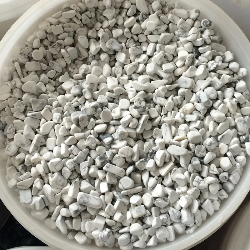 Натуральный Белый Бирюзовый Кристалл гравий минеральных очищения