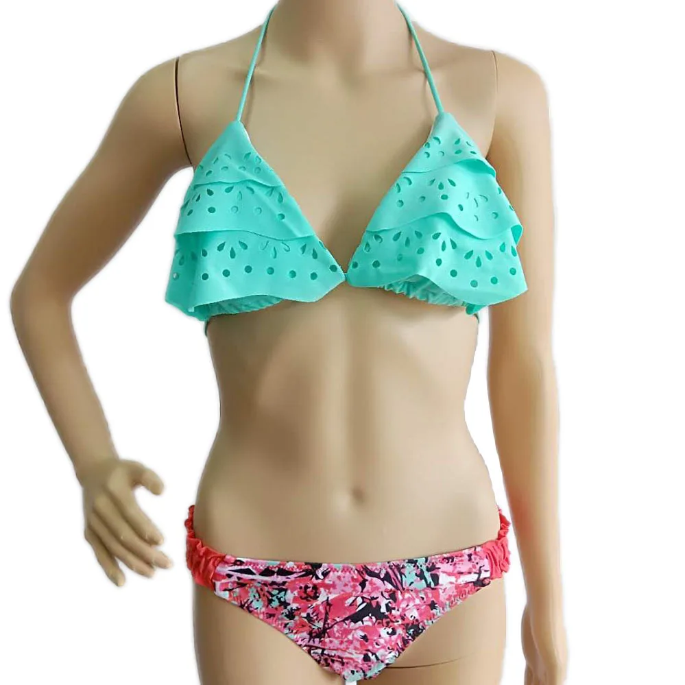 New European and American Swimwear Hot Selling Hollow Sexy Bikini mini bikini sexy bikini Wire Free Low Waist swimsuit