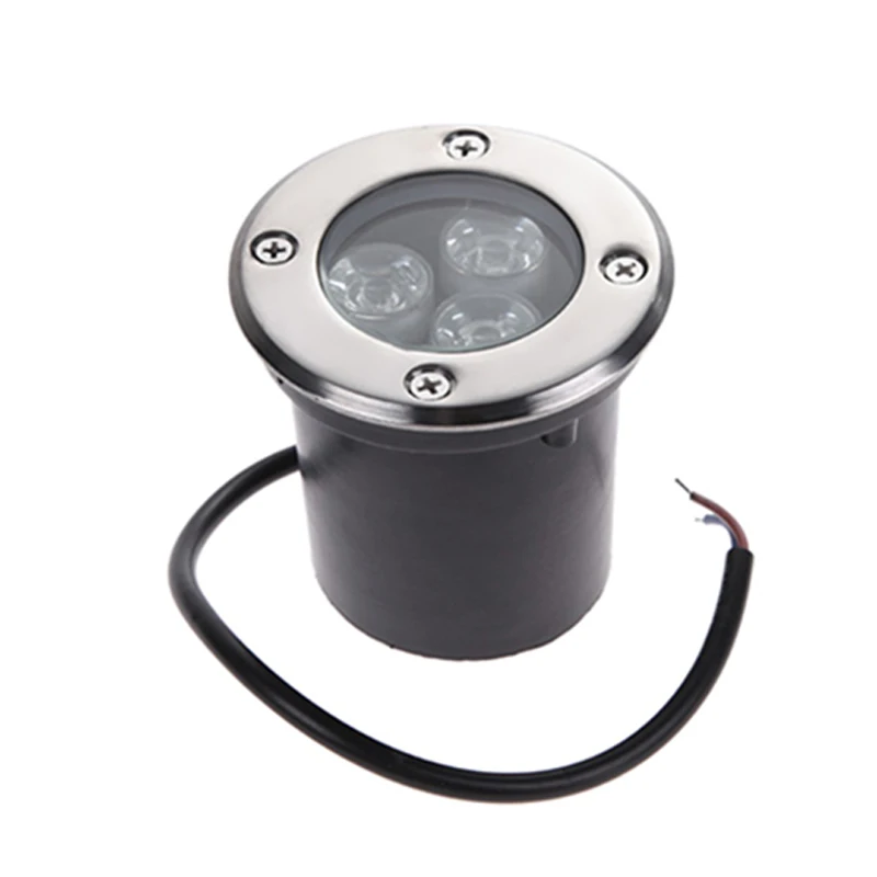 Водонепроницаемый светодиодный подземный светильник 3 Вт IP67 наружный садовый