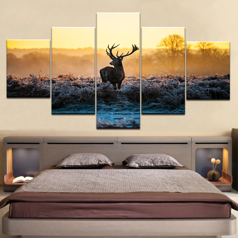 Картины на холсте фотографии современный рамки Гостиная 5 шт. с изображением