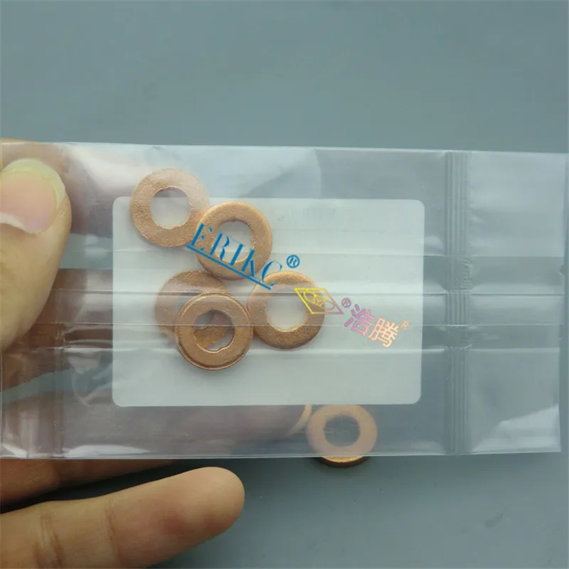 

Erikc 9001850c Diesel Injector Nozzle Copper Washer 9001-850c Auto Injection Copper Ring Thickness=3.0mm 9001 850c