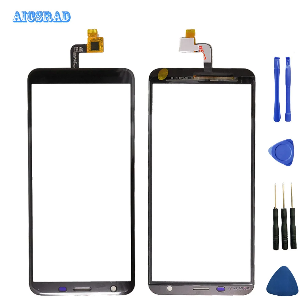 AICSRAD сенсорный экран панель для oukitel c11 pro Сенсорный экран дигитайзер Телефон Панель Ремонт Переднее стекло сенсор c11pro c 11+ Инструменты