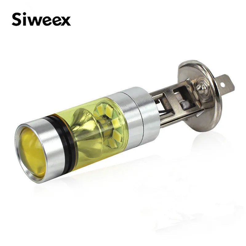 2 предмета 100 Вт H1 H3 H4 H7 H8 H13 H16 20 SMD высокой Мощность супер фотографические фоны с изображением яркого золотого светильник Автомобильный светодиодный высокое Мощность противотуманная фара для бега светильник 12v