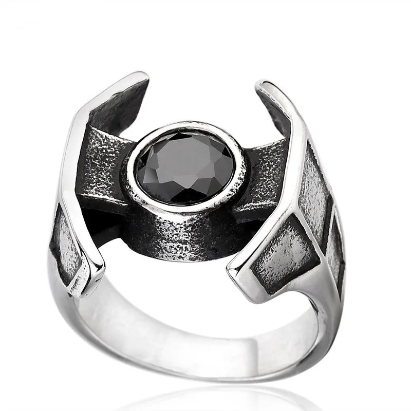 

Star Wars spaceship ring stainless steel fashion personality tide male ring