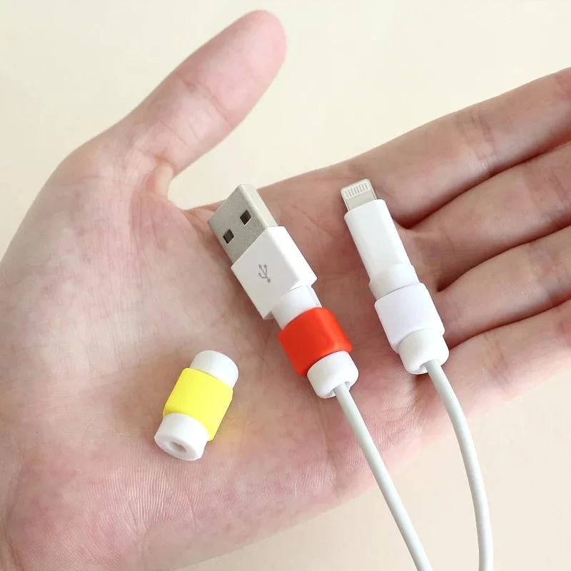 USB кабель протектор Защитная крышка для Apple iPhone зарядное устройство Шнур