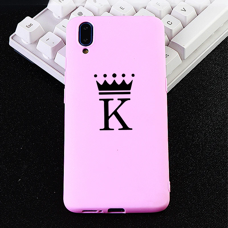 Couple Phone Cases for Vivo X 20 21 23 I S UD Y 69 Z 1 3 Case King Queen Soft Silicone Fitted Mobile Covers Accessories |