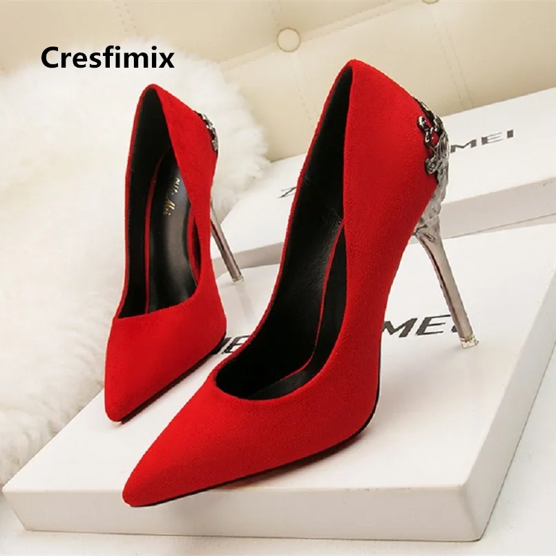 

Mulheres Saltos Altos Women Cute Stylish High Qualtiy Silver High Heel Pumps Lady Spring & Summer Classic High Heel Shoes E2794