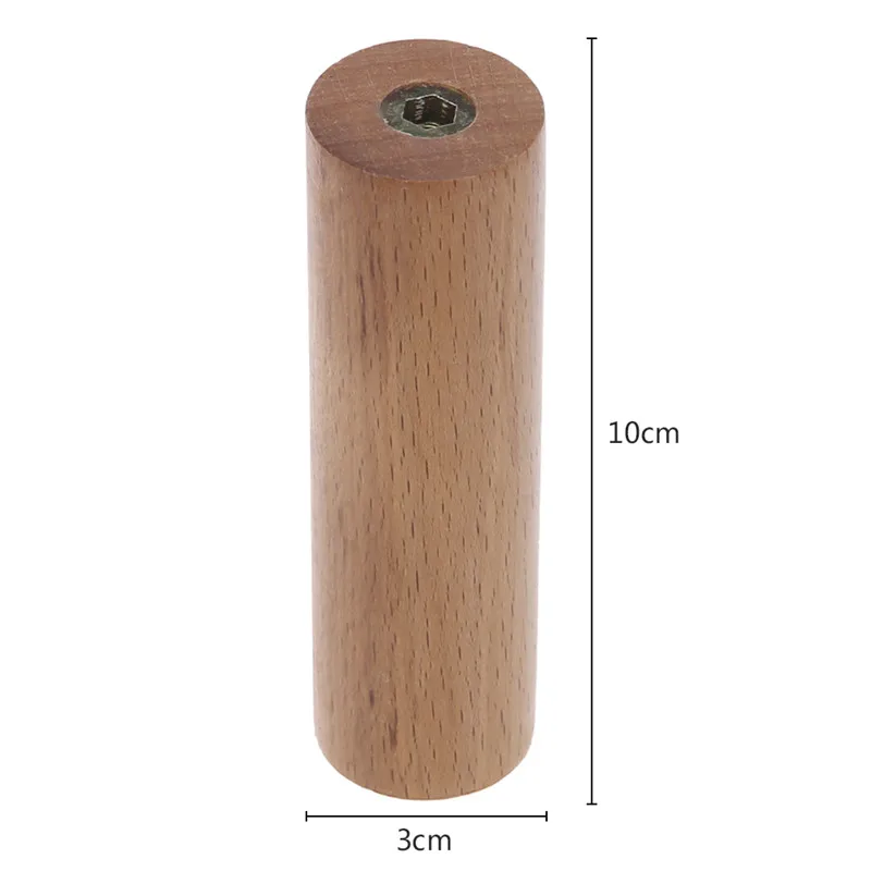 Beech 10 cm 6-10 см натуральный деревянный крючок для Пальто DIY Настенный декор навесной одежды шарф шляпа и шкаф сумка для хранения настенная вешалка - Цвет: Beech 10 cm