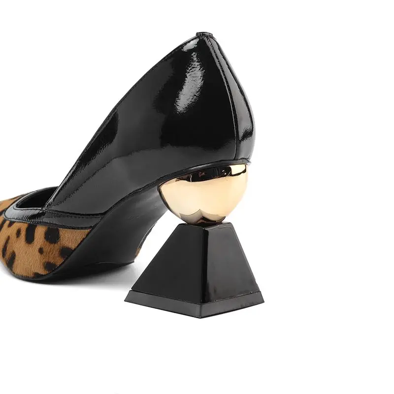 YINKOGET/пикантные вечерние женские туфли на высоком каблуке из конского волоса