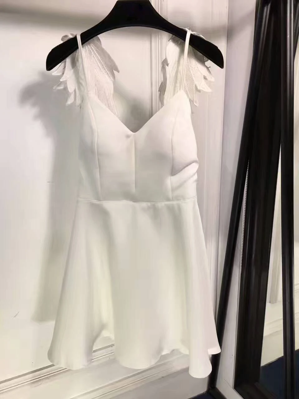 Женские сарафаны уникального дизайна с крыльями белое сексуальное летнее платье