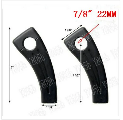 New 4.5&quot Risers 7/8&quot 22MM Handlebar For Honda Shadow Spirit Sabre Aero ACE Steed VLX 400 600 1100 DLX VTX1300 1800 Magna VF 250 |