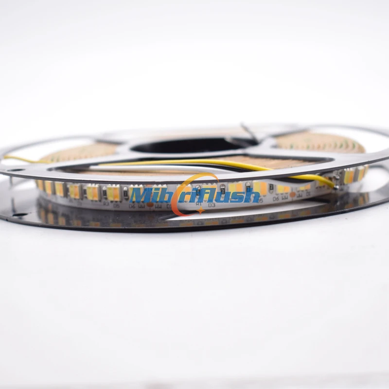 5 м Высокое качество DC24V SMD 5050 Двухцветная светодиодная лента изменяющая цвет