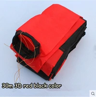 outdoor fun sports kite accessories 30m red with black 3d tail for delta kitestunt software kites kids