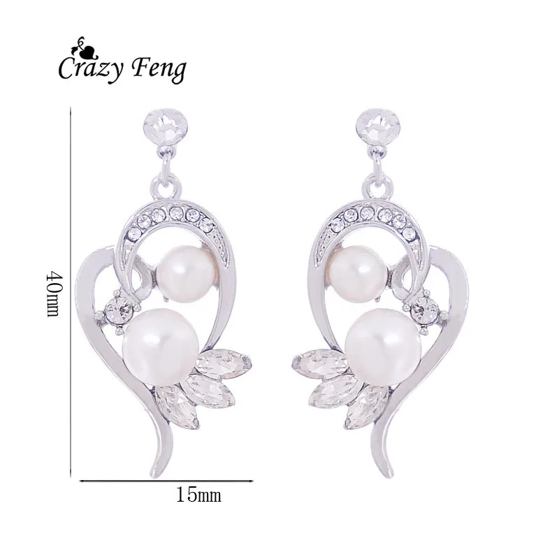 Женский комплект ювелирных изделий из искусственного жемчуга свадебные