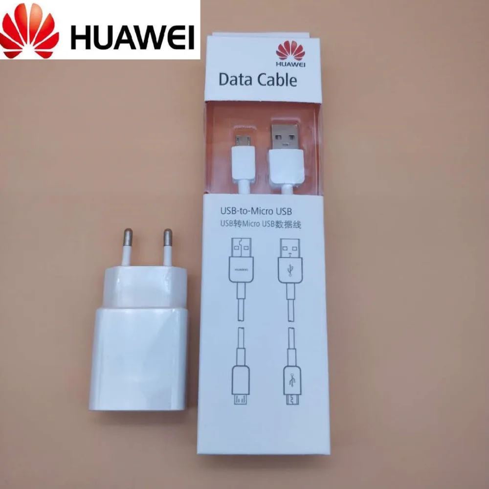 Оригинальный EU Huawei y6 2019 зарядное устройство для p10 p9 p8 lite Honor 7x6 6a 6x 6c 5c 7 mate 8 5 V/2A