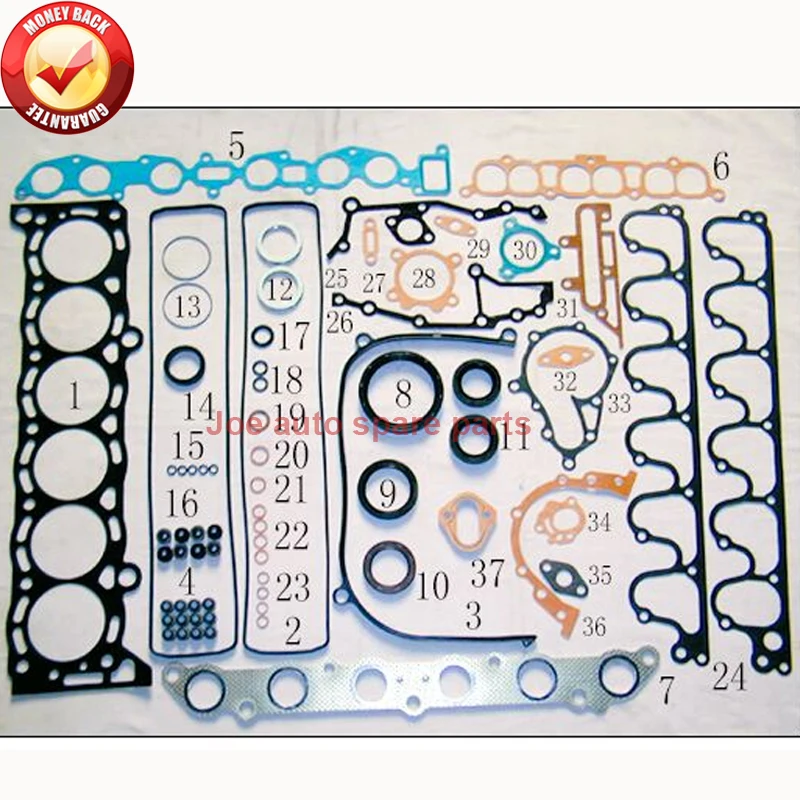 5M 5MGE полный комплект прокладок двигателя для Toyota CROWN SUPRA CRESSIDA SOARER 2.8L 81 85 04111 43070 43080