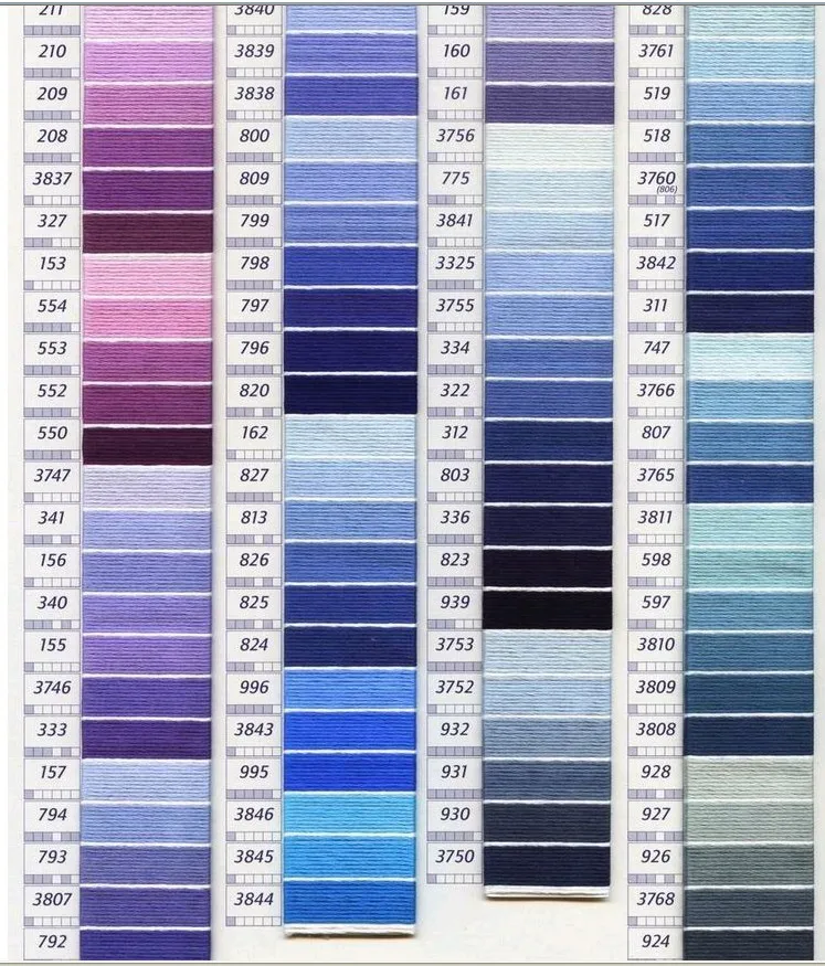 Оригинальная французская нить для вышивки DMC крестом 8 7 ярдов длиной 6 нитей мотки