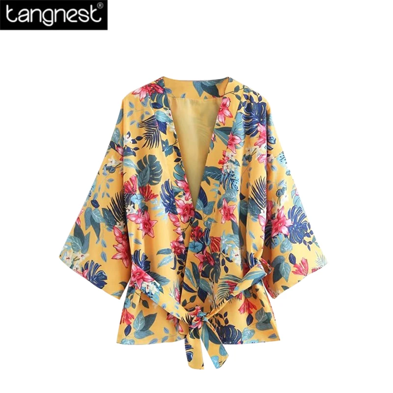 TANGNEST/2017 г. женские осенние новые модная верхняя одежда с принтом Straped