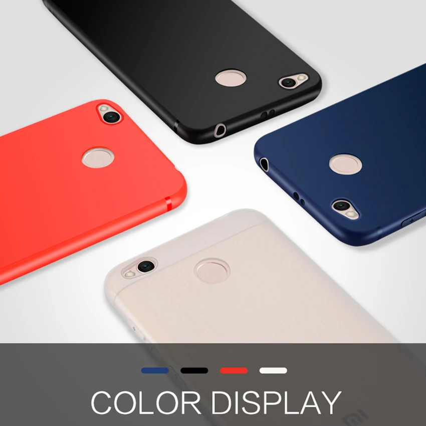 TCICPC For Xiaomi Redmi 4X 4A Case Silicon Luxury Full Protection Slim Matte TPU Soft Phone Bag Cover Coque |