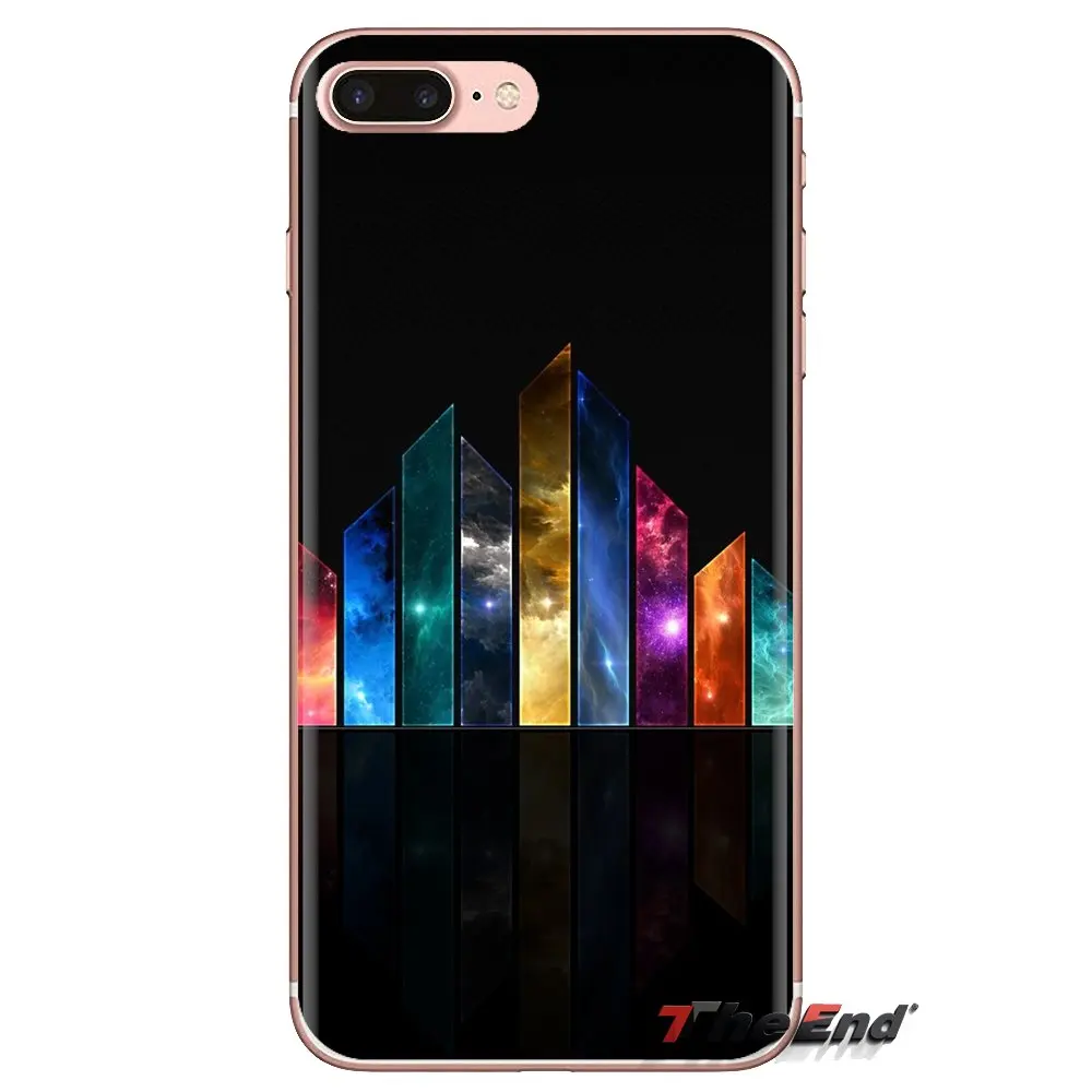 Для Xiaomi Mi4 Mi5 Mi5S Mi6 Mi A1 A2 5X 6X 8 9 Lite SE Pro Max Mix 2 3 2S темно-черные обои HD прозрачный чехол из