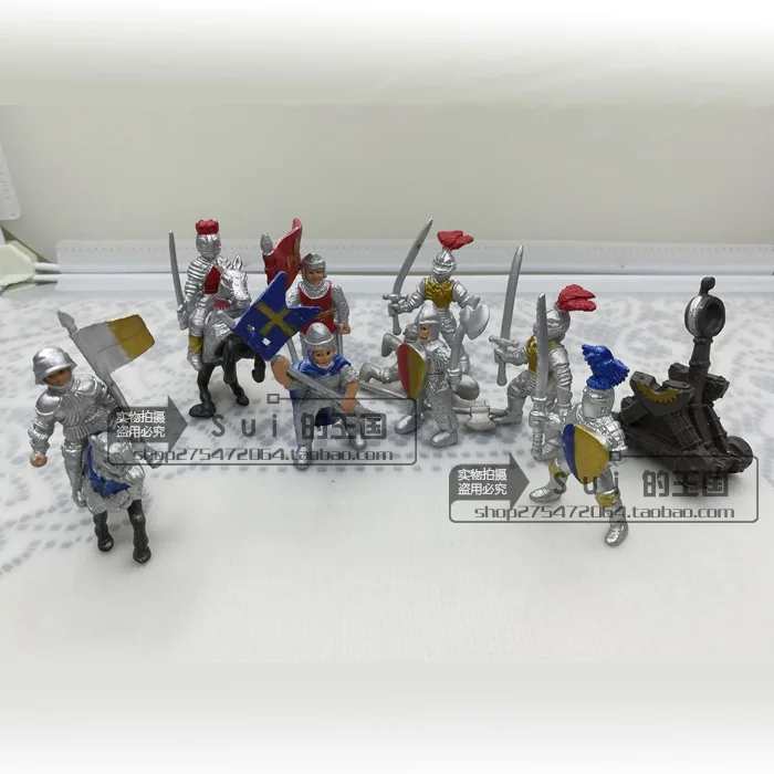 Модель игрушечного рыцаря и солдата дракона катапульта 10 шт./компл.|model toy|soldier