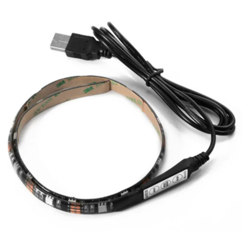 Многоцветный RGB 5050 SMD светодиодные полосы света ТВ фоновая лампа|Светодиодные