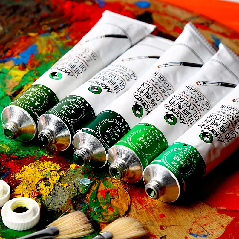 

Maries 10PCS/set oil paint 50M aluminum tube art supplies oil painting oil painting frame art creation special pigment dye