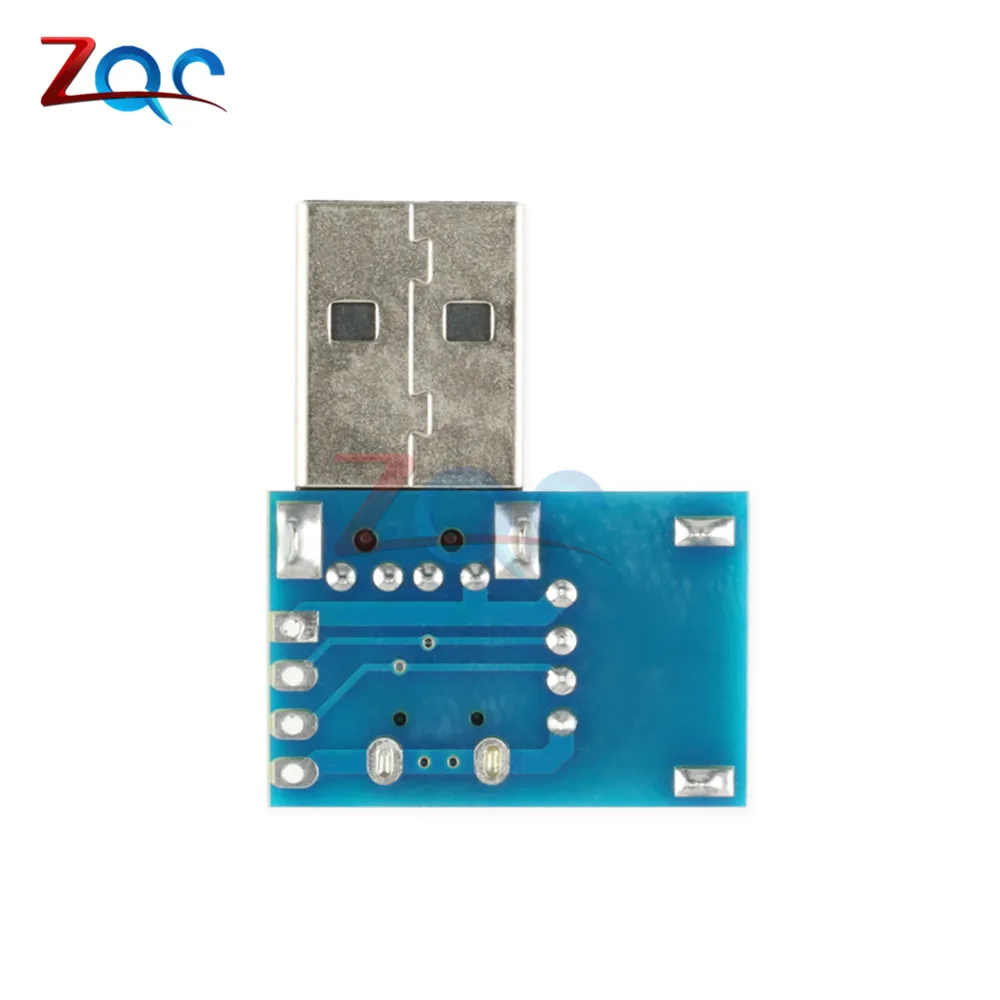 Стандартный конвертер USB типа A USB мама-папа к Micro USB к 4P Клеммная плата адаптера 2,54 мм разъем