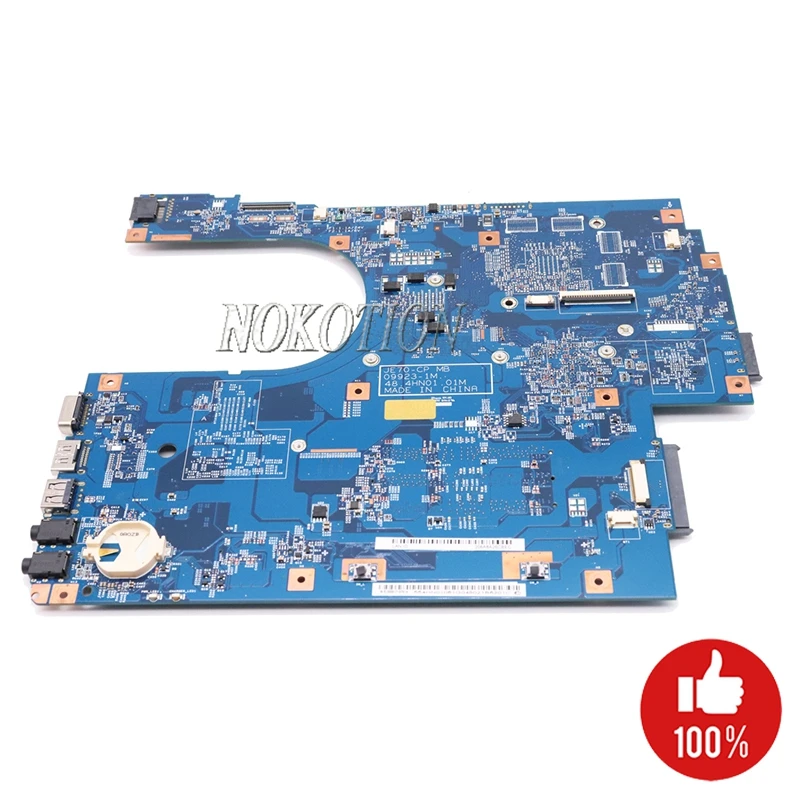 NOKOTION для acer aspire 7741 7741Z 7741G 7741ZG материнская плата для ноутбука HM55 GMA HD DDR3 MBPT501001 48.4HN01.01M Бесплатный процессор