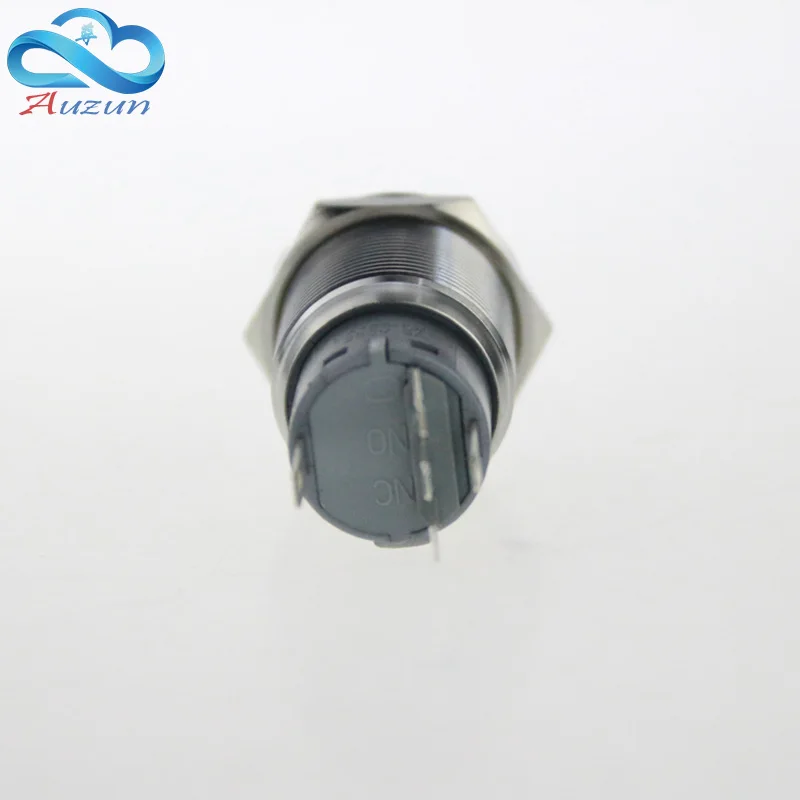 Самоблокирующаяся металлическая кнопка 19 мм светильник ель света напряжение 24 В