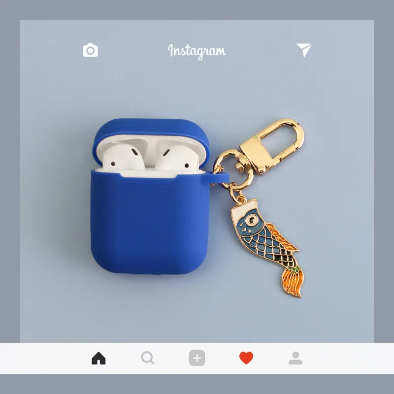 Уникальные Милые смешные силиконовые чехол для Apple аксессуары AirPods наушники Bluetooth