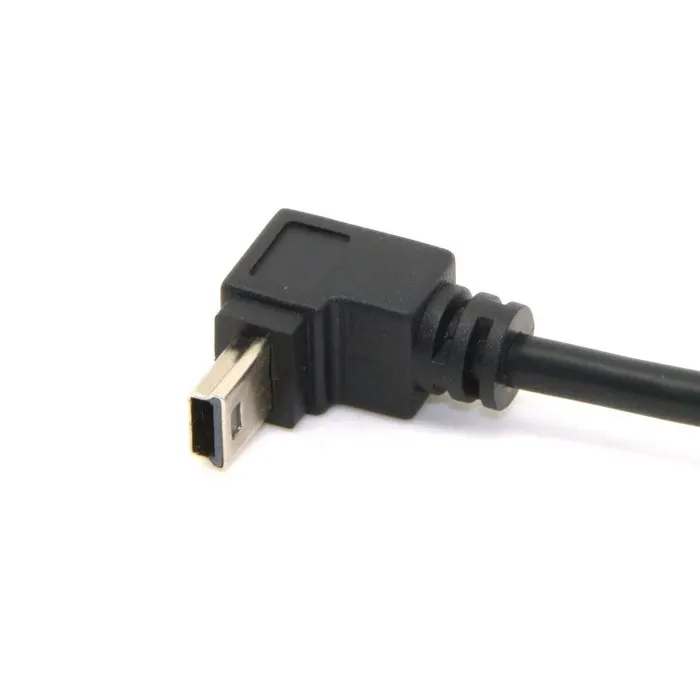 5 шт./лот мини USB контактов вверх под прямым углом 90 градусов до 4 проводов открытый