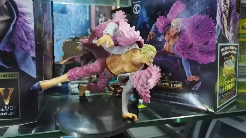 Цельные фигурки Donquixote Doflamingo фигура скульптуры большой специальный Ver 15 см ПВХ Аниме Фигурка Модель Детская Подарочная игрушка