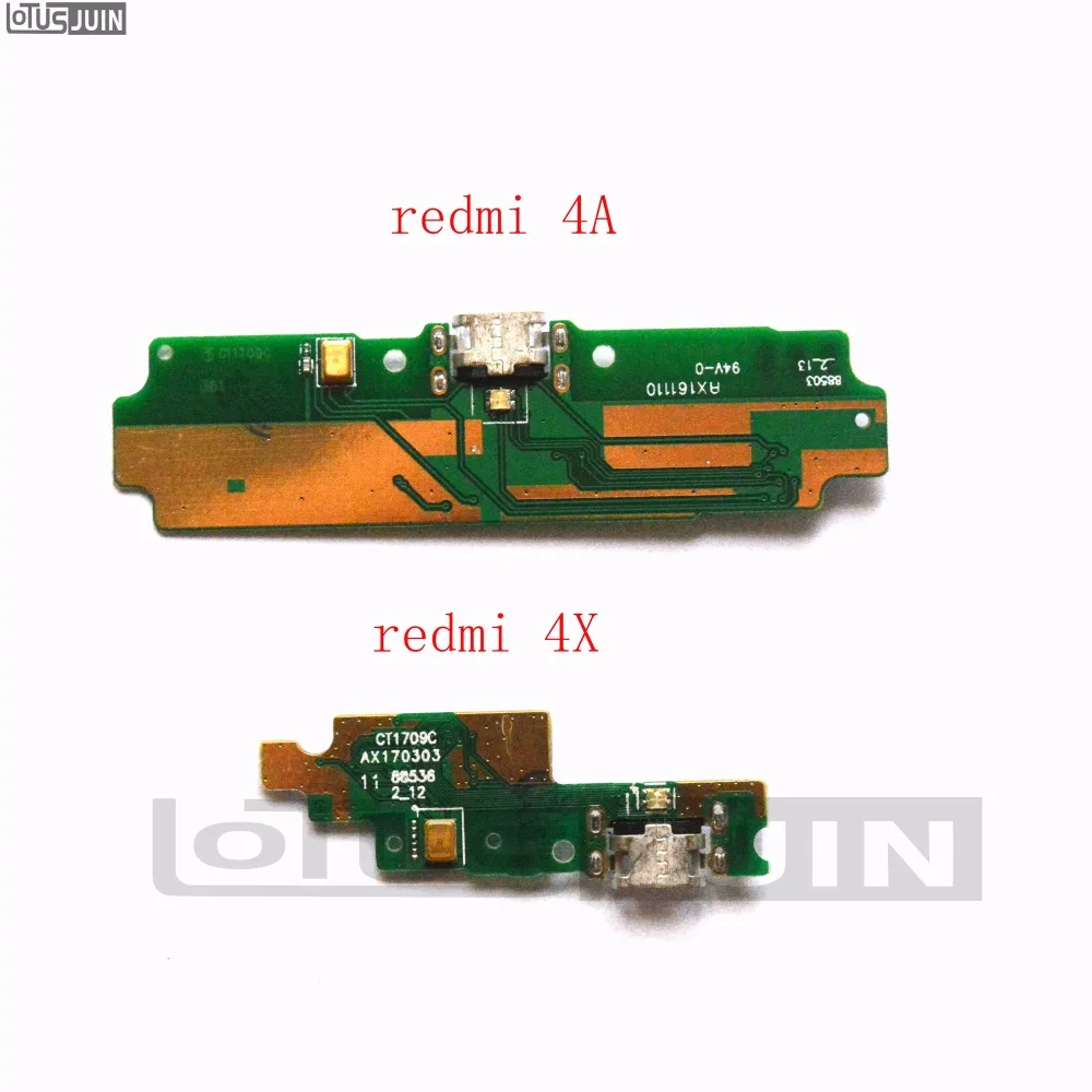 

10pcs Micro USB Charging Charger Port Dock Connector Flex Cable with Microphone board for Xiaomi Redmi 4A 4X