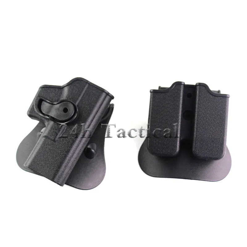 IMI стильная кобура Glock для Glock 17 19 правая рука пистолет журнал весло кобура 360 удержание весло правая рука кобура черный