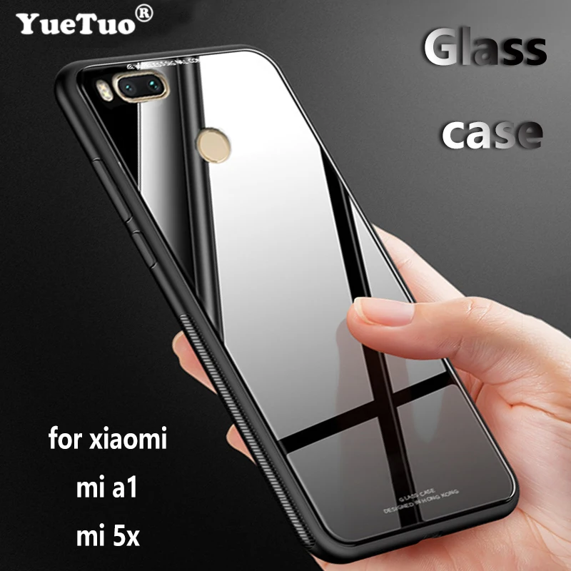 Чехол для телефона YUETUO из ТПУ и закаленного стекла чехол xiaomi mi 5x mi5x a1 mia1 5 x a 1 my ksiomi