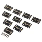 503010 шт., античные бронзовыеЗолотые петли для мебели, шкафа, ящика, двери, стены, фотопетли для шкатулки для ювелирных изделий, 24*16 мм