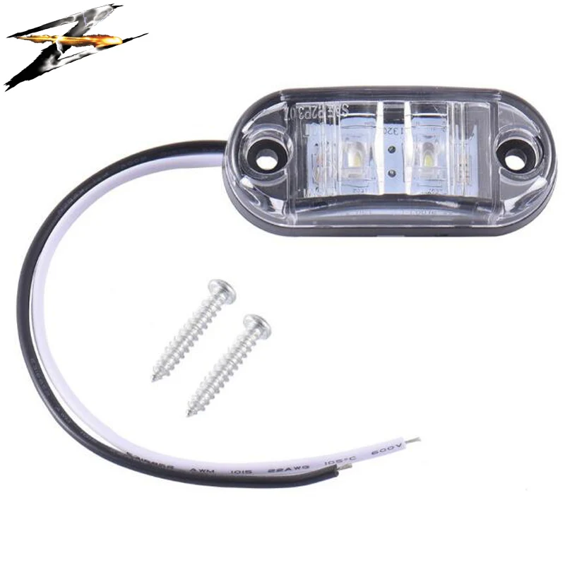 1 шт. яркий белый желтый красный 2 светодиода автомобильный Грузовик фургон маяк