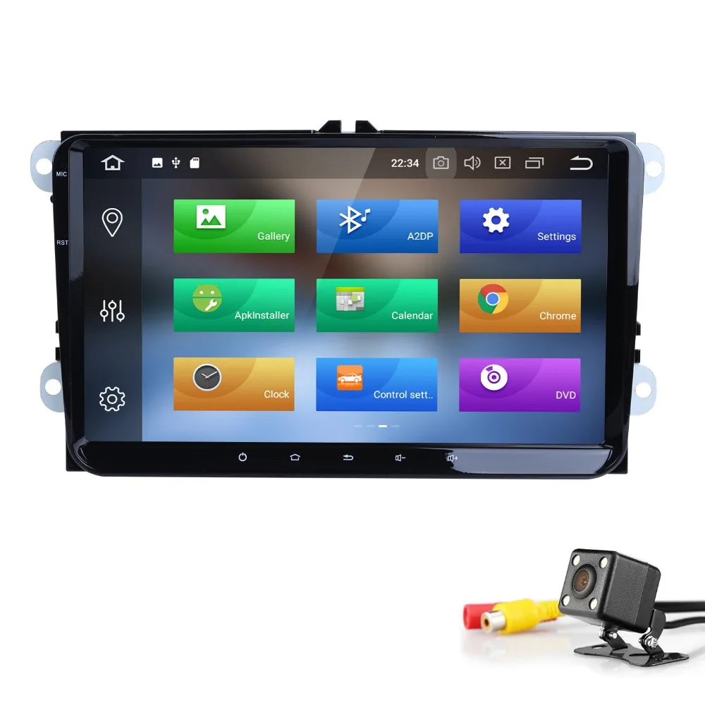 Hizpo 1024*600 2 din Android 8 0 автомобиль без dvd-радио GPS для VW Passat Estate/седан/универсал/Allfrack/cc